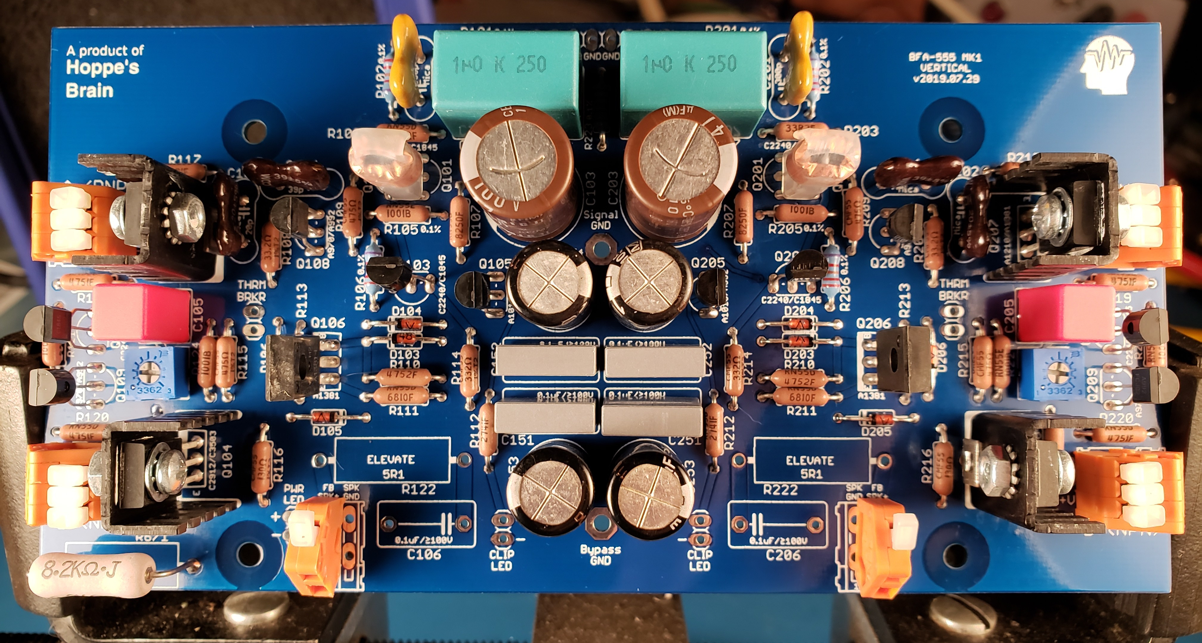 ADCOM GFA-555 MK1 “Vertical” circuit boards are here! | Hoppe's Brain